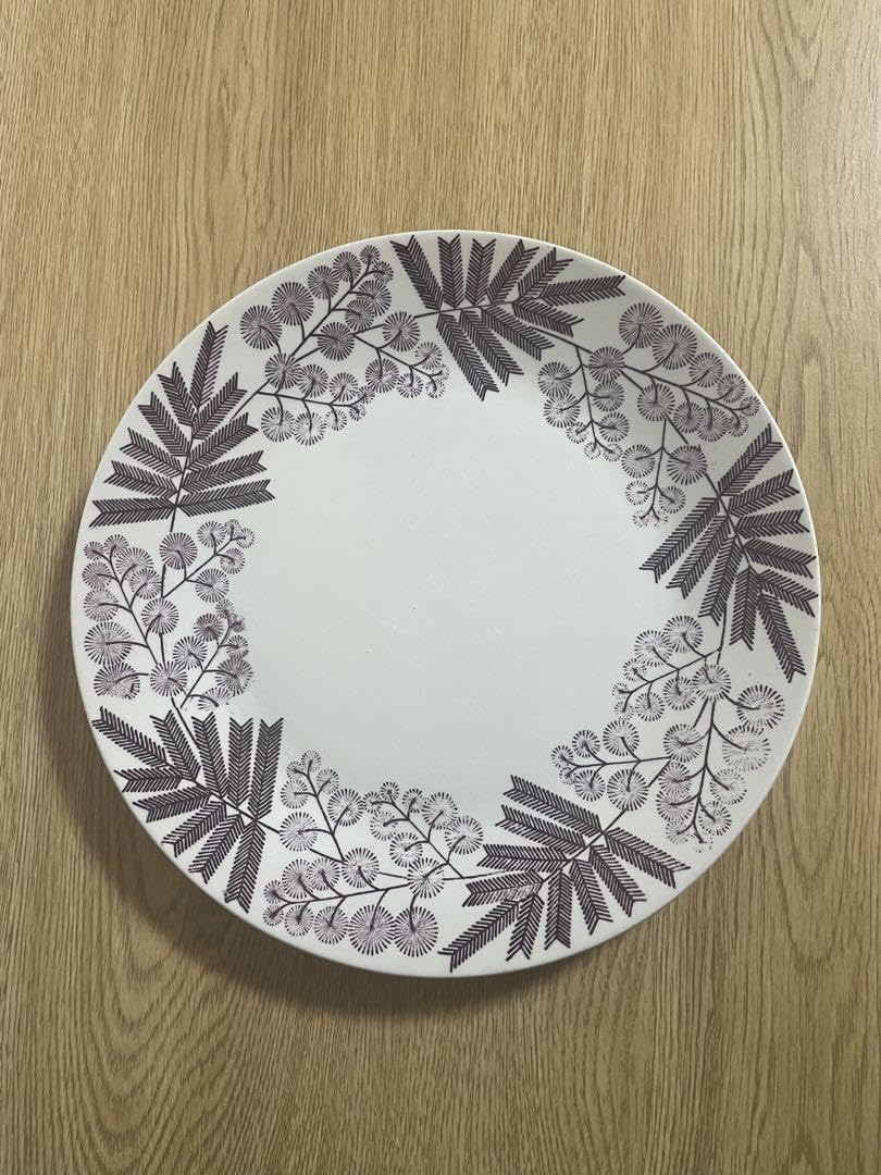 Amazon.co.jp: Gefle ゲフレ ミモザ 24cm プレート 皿 アラビア